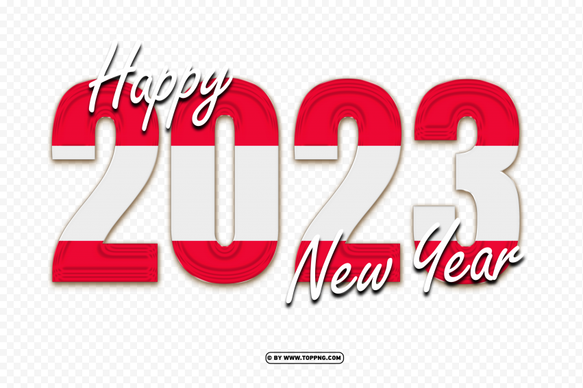 hd 2023 happy new year with austria flag png,New year 2023 png,Happy new year 2023 png free download,2023 png,Happy 2023,New Year 2023,2023 png image