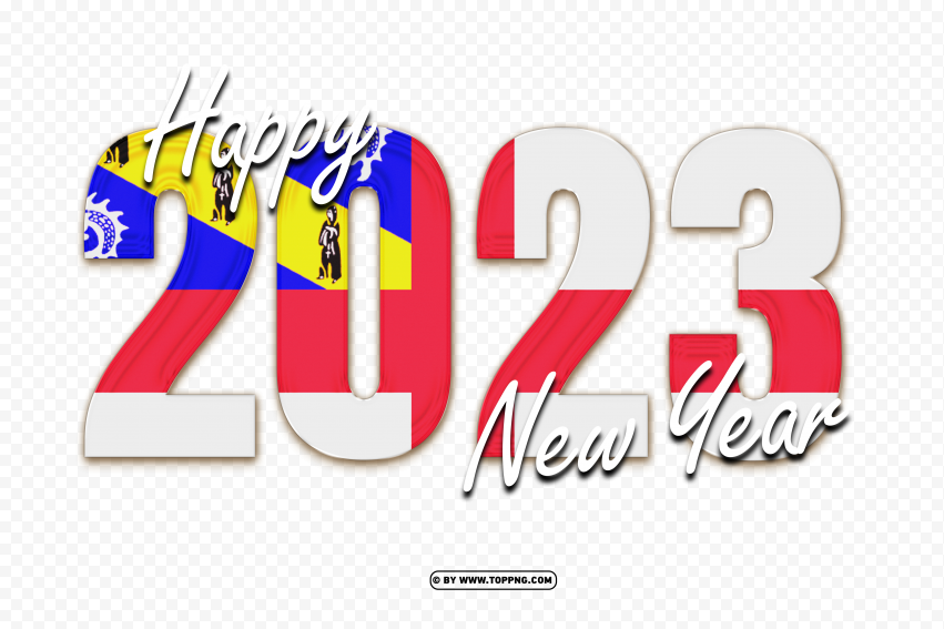 hd 2023 happy new year with herm flag png,New year 2023 png,Happy new year 2023 png free download,2023 png,Happy 2023,New Year 2023,2023 png image