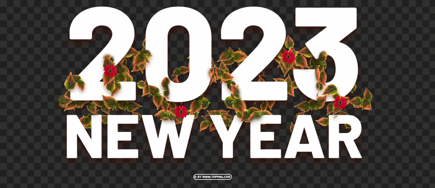 Hd 2023 New Year Luxury Design Png Clipart