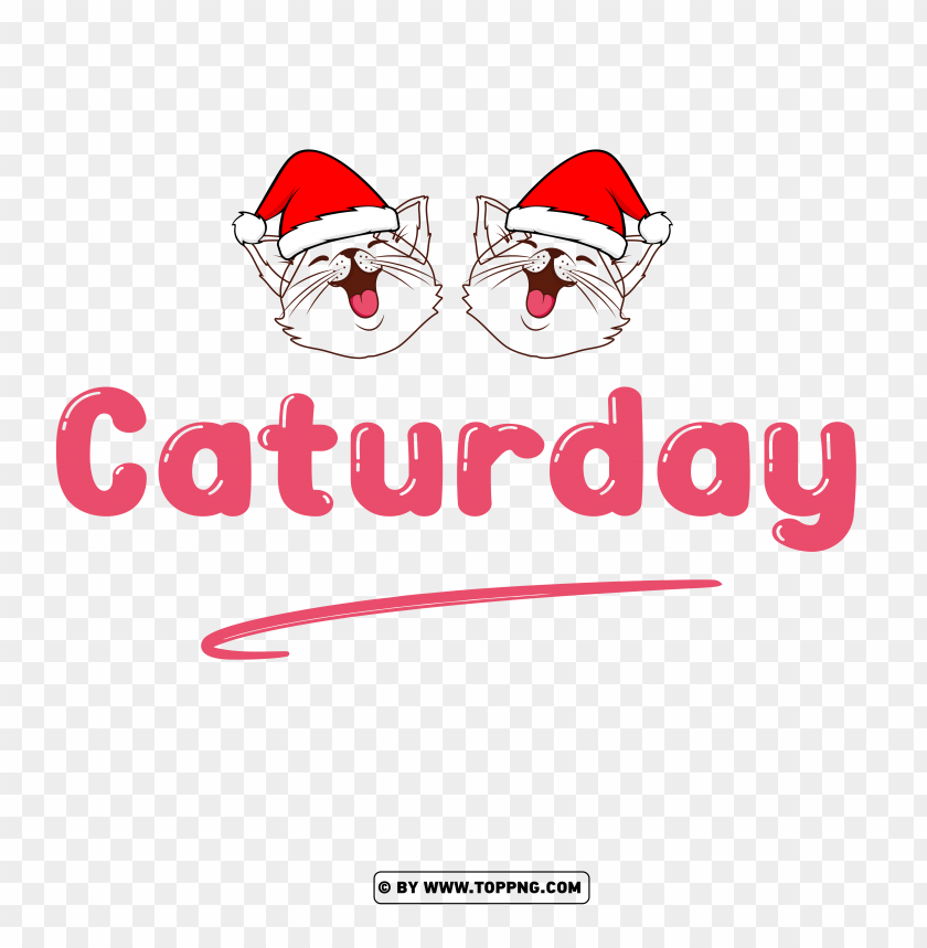 hd caturday with santa claus cartoon hat png,Caturday,Caturday meme,Caturday meaning,Caturday 2022,Caturday cat rescue,Caturday uk