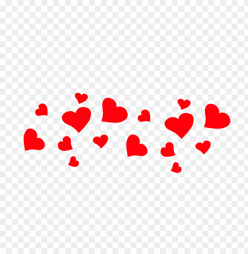 hd floating red hearts love valentine's day PNG image with transparent background@toppng.com
