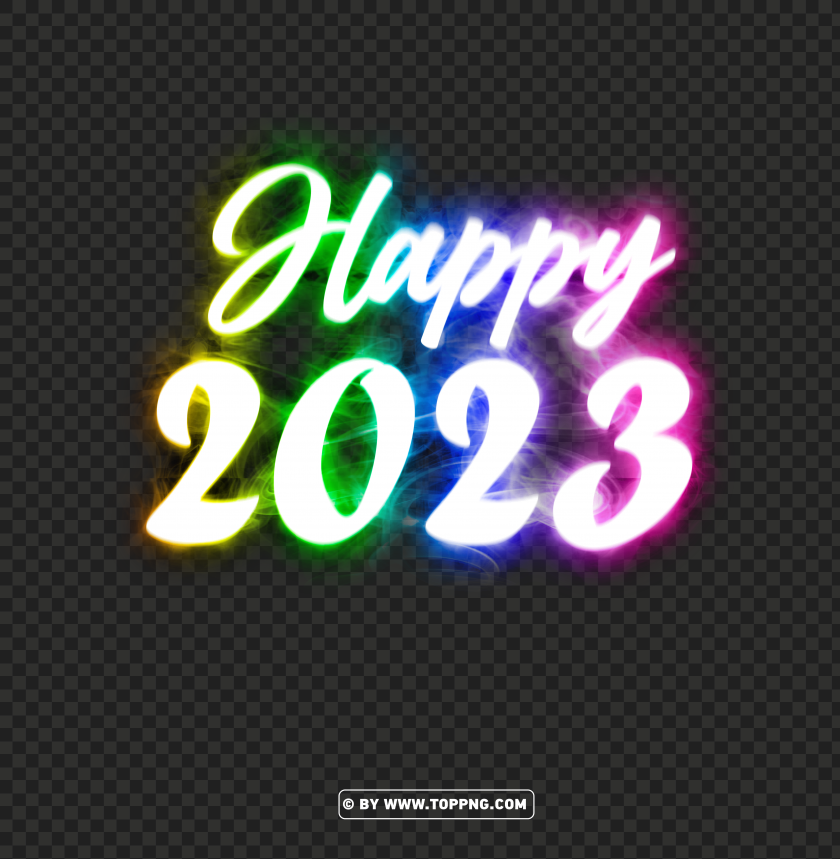 hd happy 2023 rainbow smoke text effect png,New year 2023 png,Happy new year 2023 png free download,2023 png,Happy 2023,New Year 2023,2023 png image