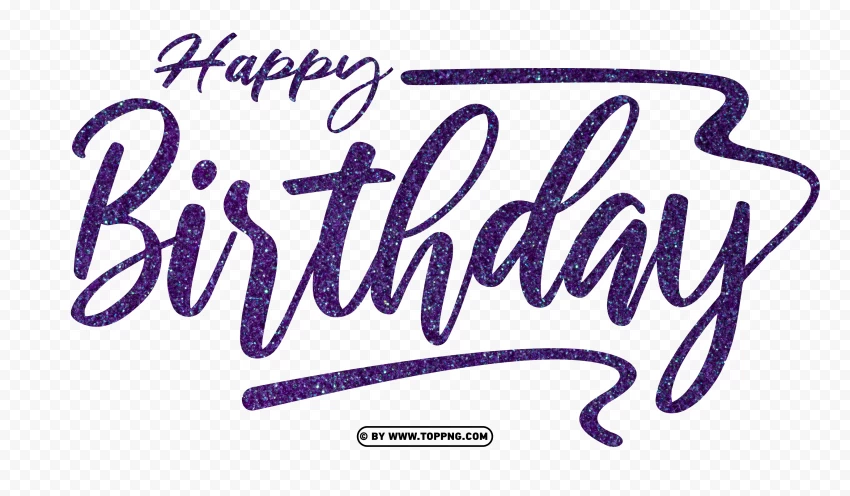 HD Happy Birthday Text light purple glittery PNG , Happy birthday png,Happy birthday banner png,Happy birthday png transparent,Happy birthday png cute,Font happy birthday png,Transparent happy birthday png