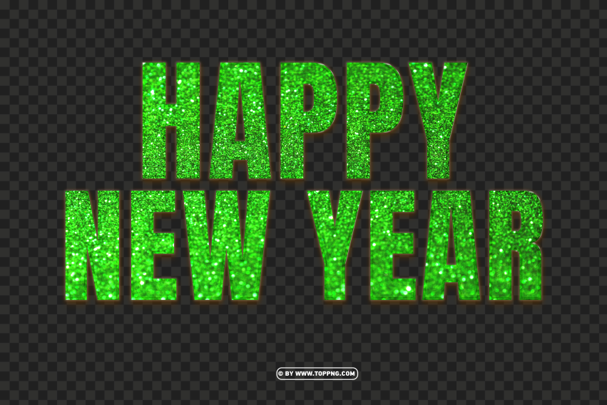hd happy new year text with green glitter free png,New year 2023 png,Happy new year 2023 png free download,2023 png,Happy 2023,New Year 2023,2023 png image