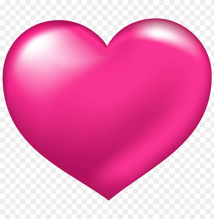 Hd Pink Love Valentine's Day Romance Heart PNG Image With Transparent Background