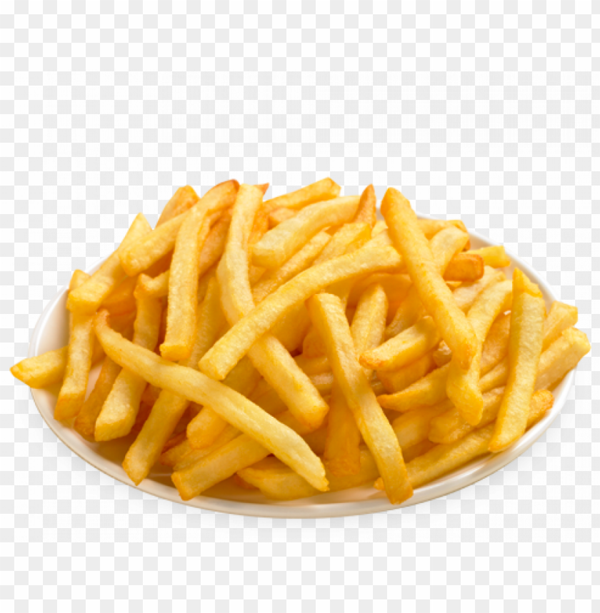 hd plate of fried french fries PNG image with transparent background@toppng.com