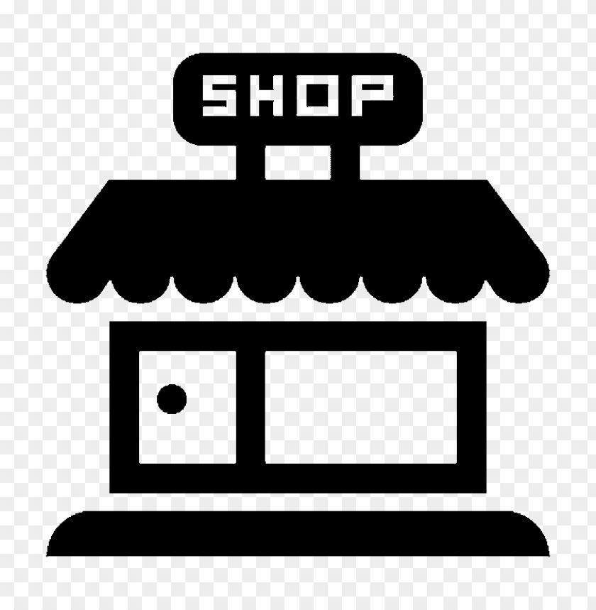 free PNG hd shop market store black icon PNG image with transparent background PNG images transparent