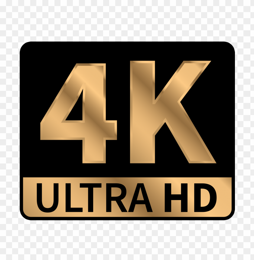 hd ultra 4k sign logo PNG image with transparent background@toppng.com