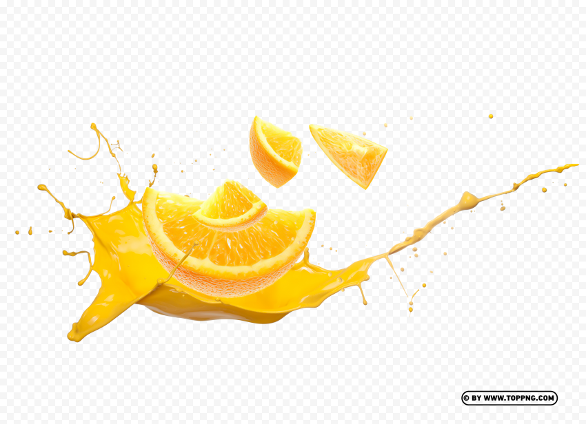 HD Yellow Juice Paints Splash PNG - Image ID 489661