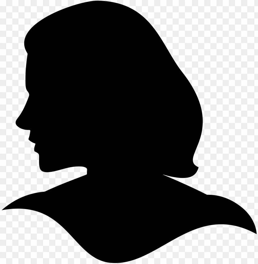 Download Head Only Woman Head Silhouette Png Image With Transparent Background Toppng