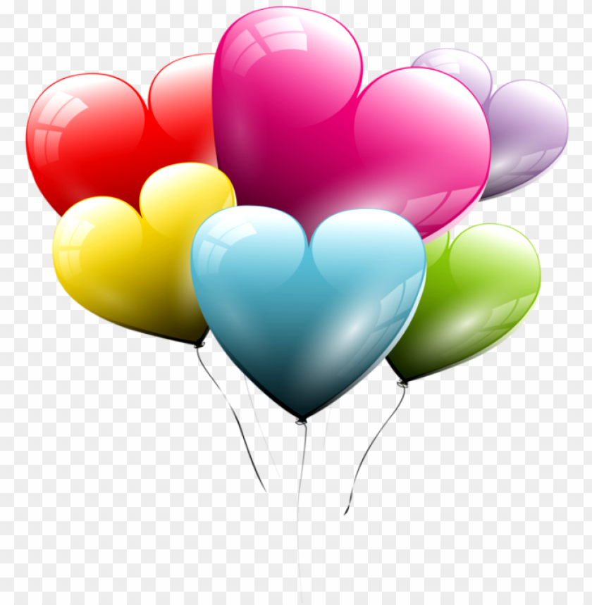 Heart Baloons Png Png Image Heart Balloo PNG Image With Transparent ...