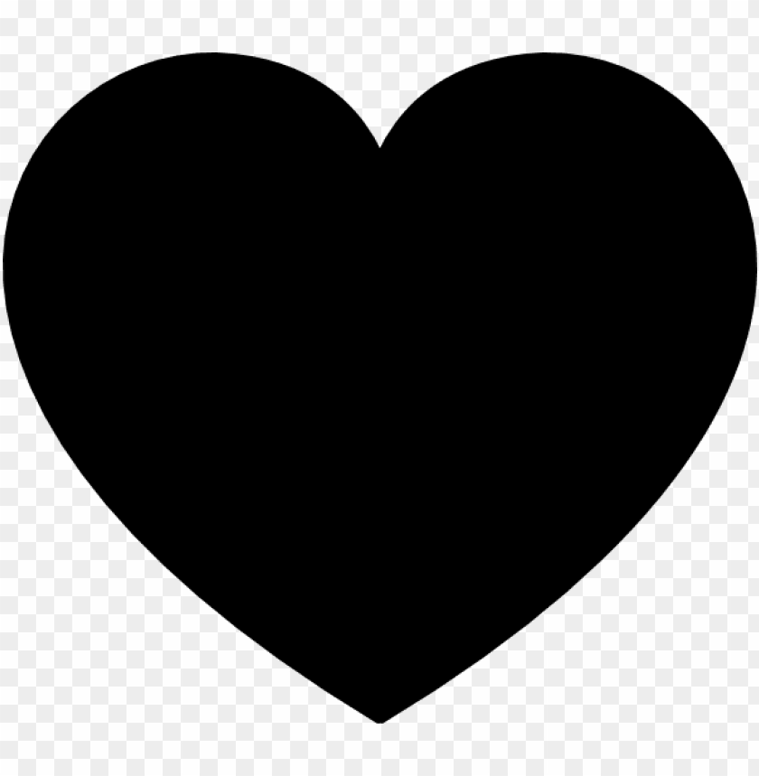 heart black and white PNG image with transparent background | TOPpng
