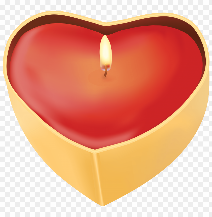 candle, heart