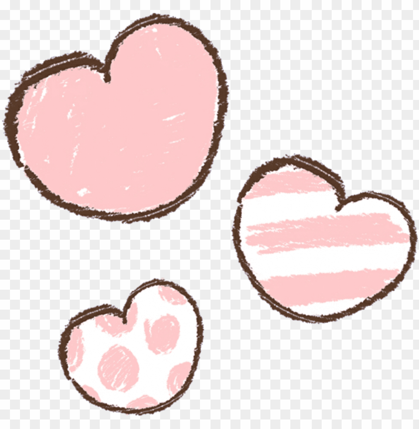 heart cute png vector library library kawaii cute pink heart PNG transparent with Clear Background ID 163934