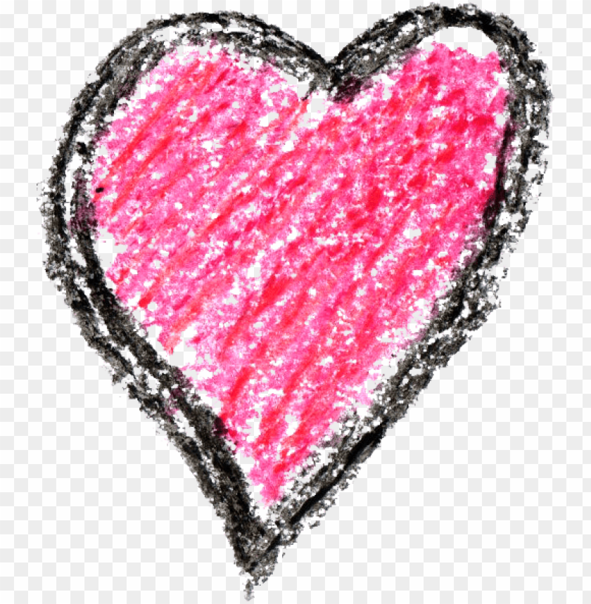heart drawing PNG with Clear Background - ID 4525