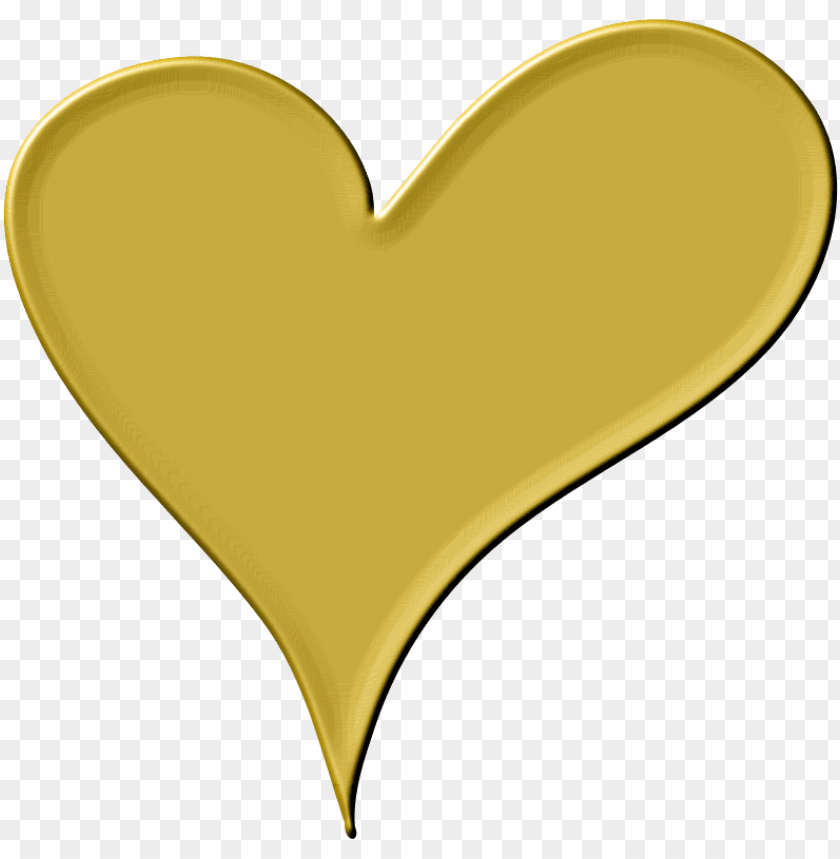 heart in gold - gold heart png clipart PNG image with transparent background  | TOPpng