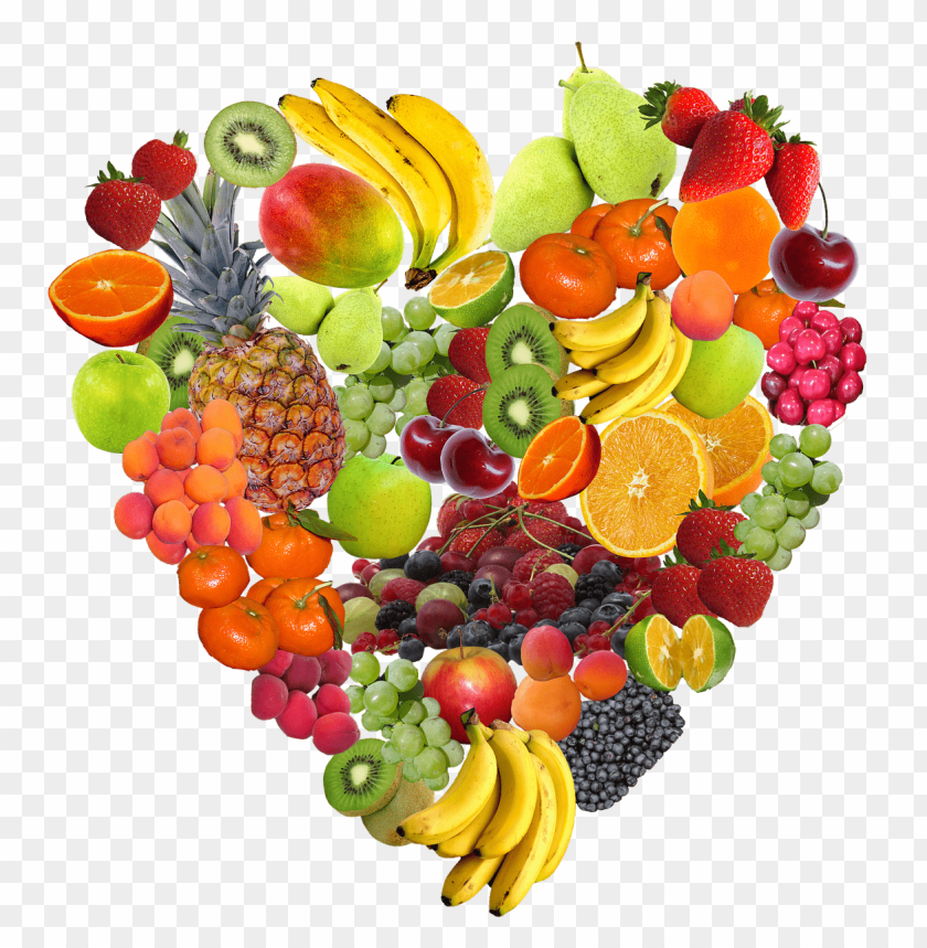 Download heart made of fruit png images background@toppng.com