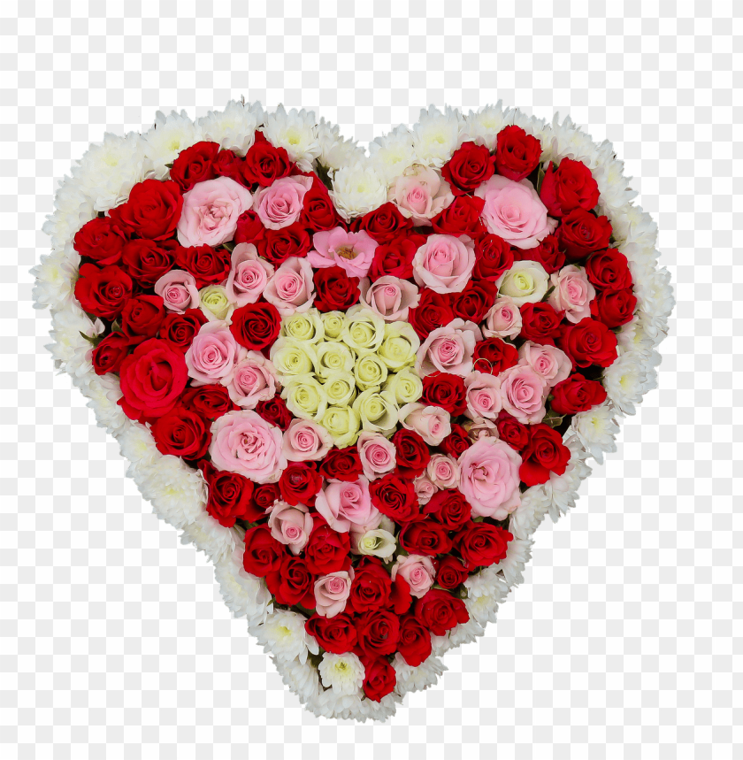 Download heart made of roses png images background@toppng.com