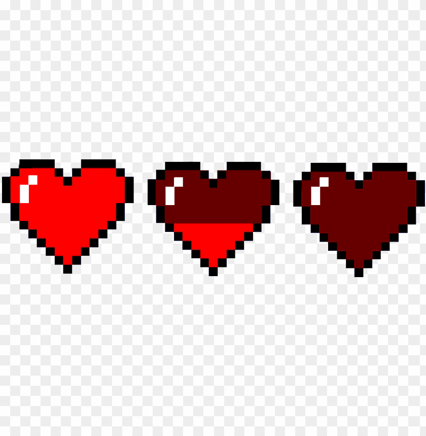 heart pixel png pixel heart PNG transparent with Clear Background ID 173070
