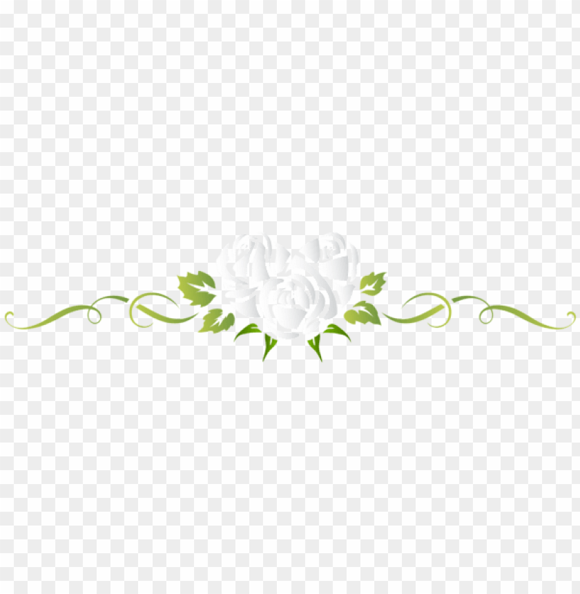 heart rose white floral ornament png