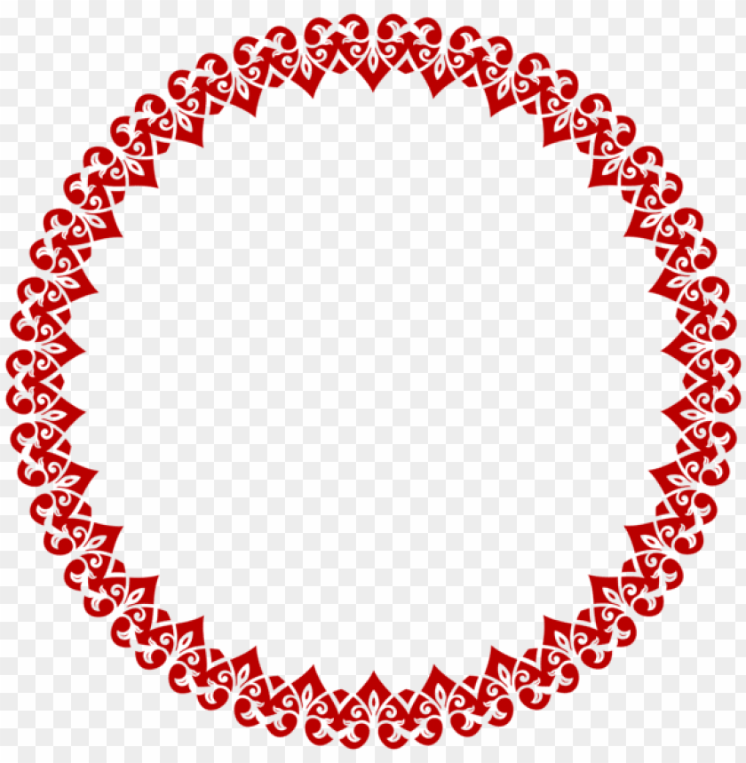 heart round border frame png