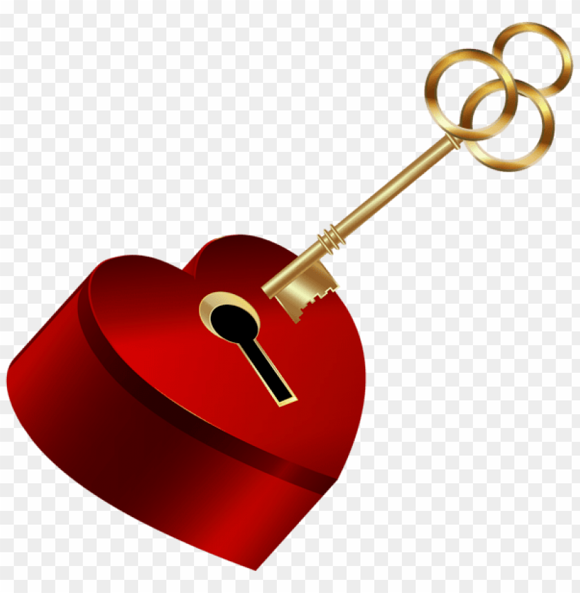heart with key png - Free PNG Images - 39843