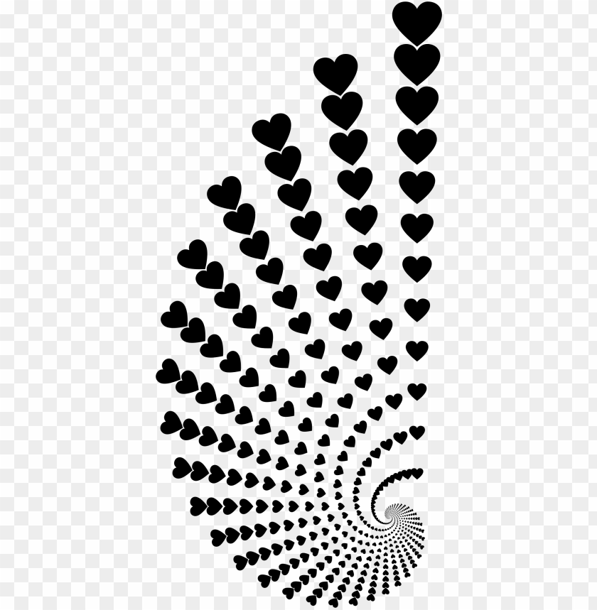 Hearts Swirl Design Black Svg Black And White Library Heart Black And White Designs PNG Image With Transparent Background