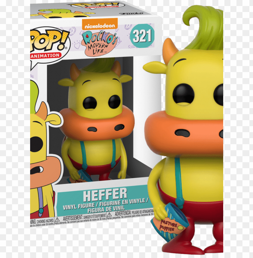 heffer rocko modern life pop funko funko pop heffer chase PNG transparent with Clear Background ID 326524