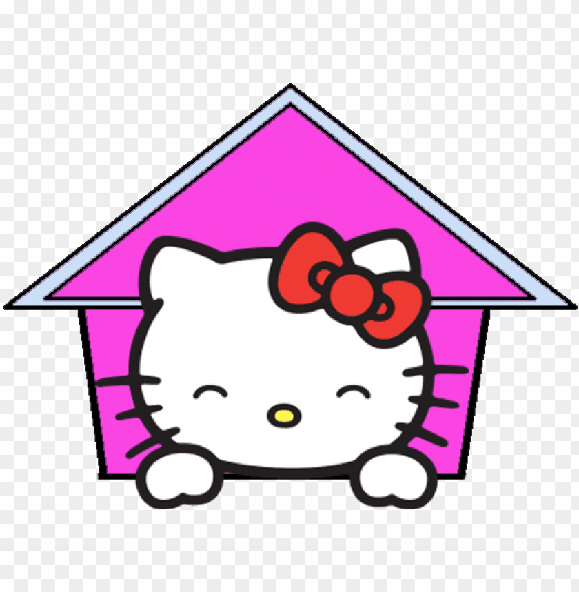Hello Kitty Home - Crayola Hello Kitty Mini Coloring Pages PNG Transparent With Clear Background ID 286138