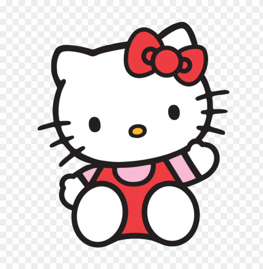 Hello Kitty Waving Png Image With Transparent Background Toppng - hello kitty roblox avatar