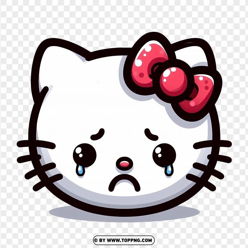 Hello Kittys Face Is Sad | TOPpng