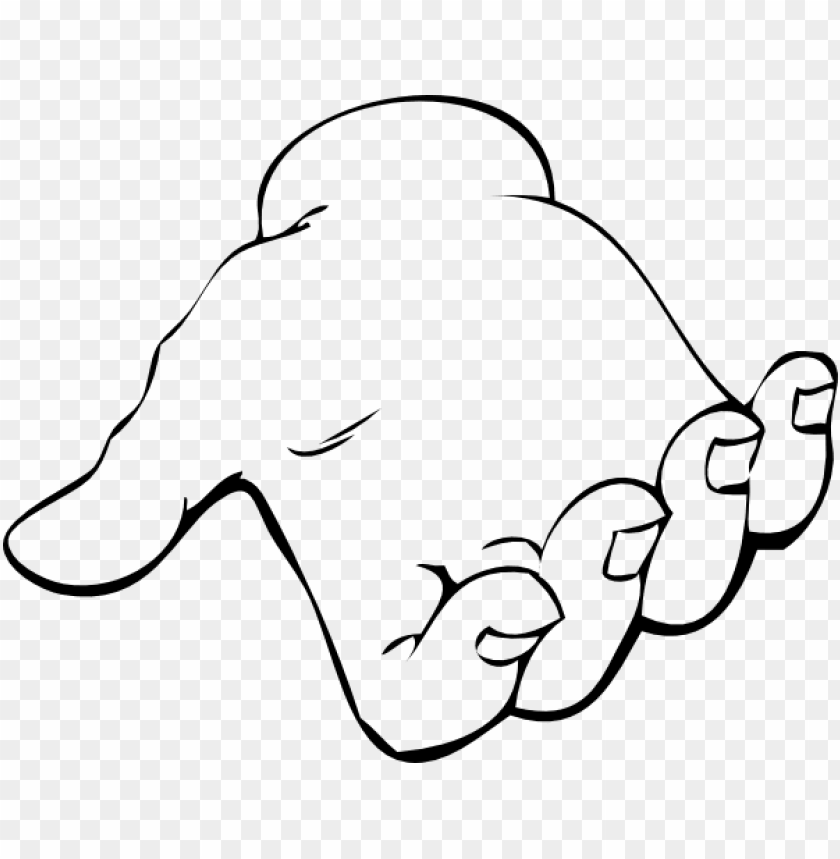 helping hands black and white clipart - helping hand clipart black and  white PNG image with transparent background | TOPpng