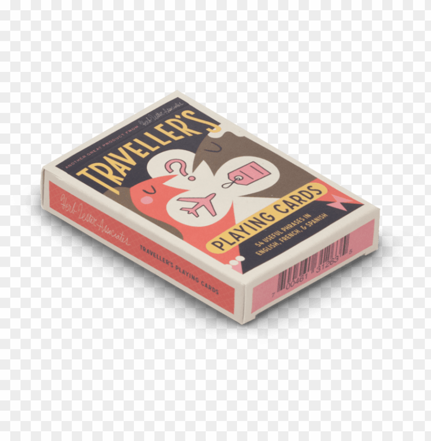 free PNG herb lester toys travel phrasebook playing cards by - general supply PNG image with transparent background PNG images transparent