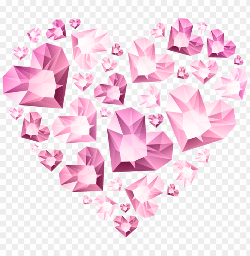hert of diamond hearts transparent png - Free PNG Images@toppng.com