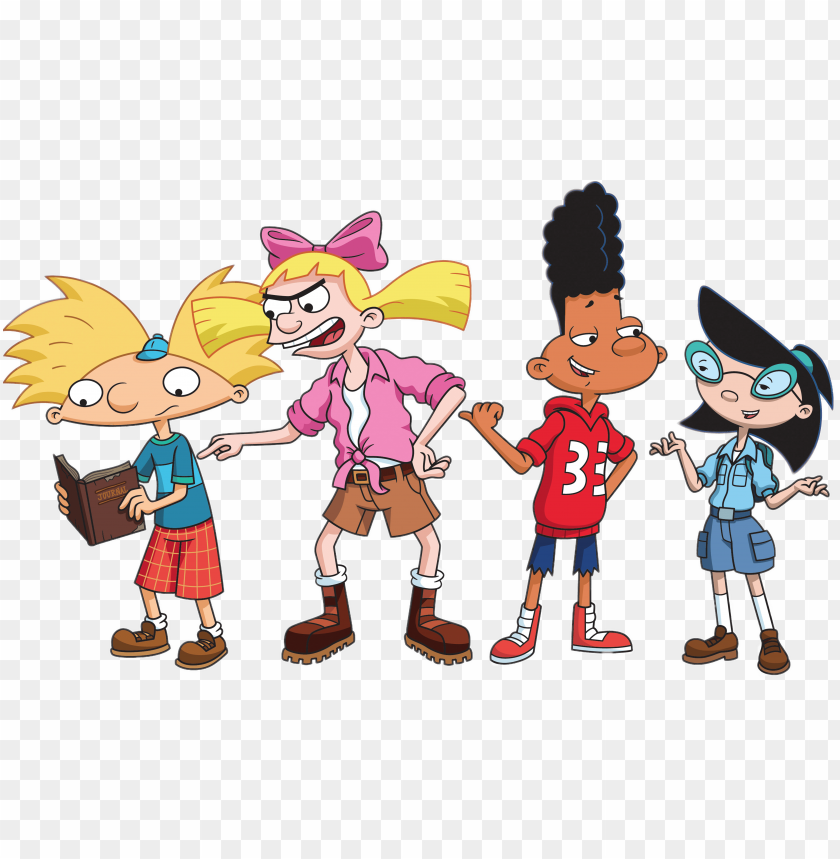 Download Hey Arnold Characters Clipart Png Photo Toppng - hey arnold arnold t shirt roblox