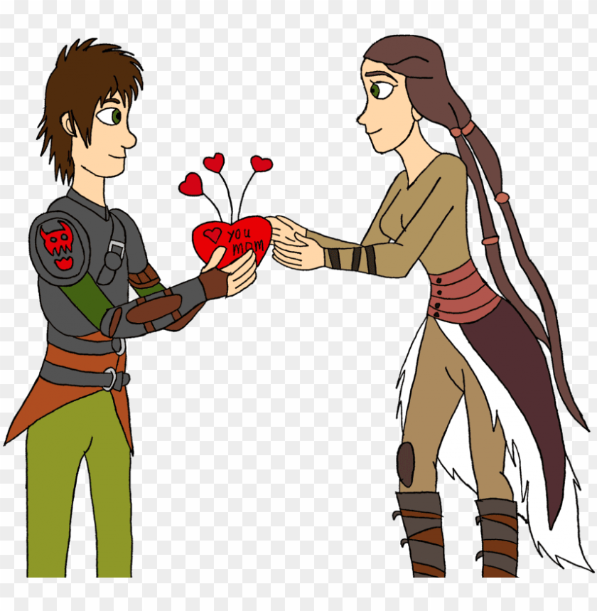 hiccup and valka, mother's day gift by brermeerkat16 - mother's day, mother day