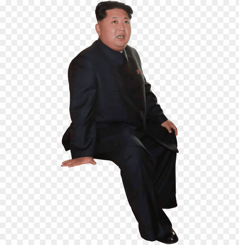 high res kim bong un meme ready png file kim jong un sitting PNG transparent with Clear Background ID 193533