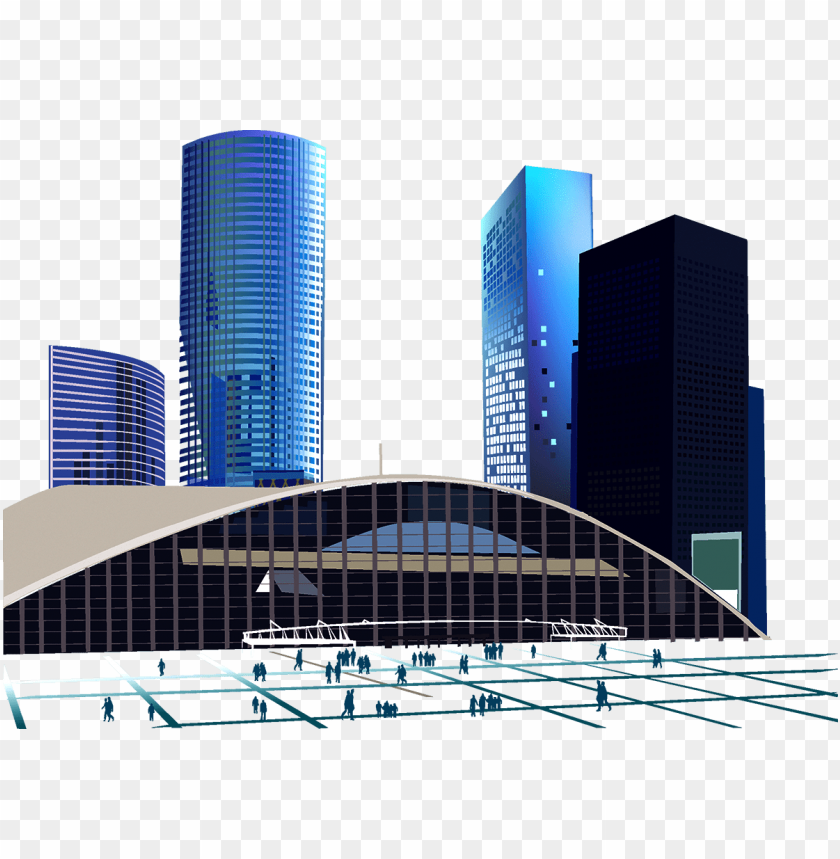 high rise building architecture illustration highrise - modern building city building PNG image with transparent background@toppng.com