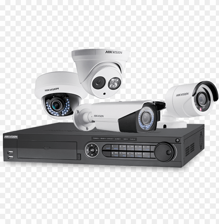 8 Channel Hikvision Cctv With 8 Zones Burglar Alarm - Central Sp 6000 -  Free Transparent PNG Download - PNGkey