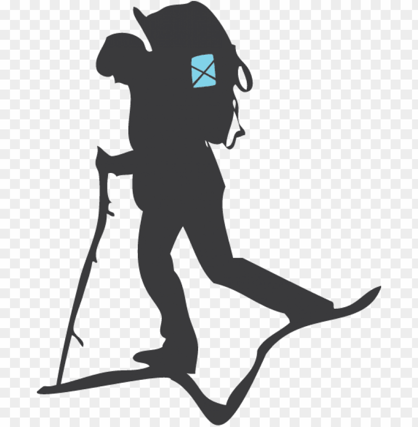 hiking - hike a man cartoon PNG image with transparent background | TOPpng