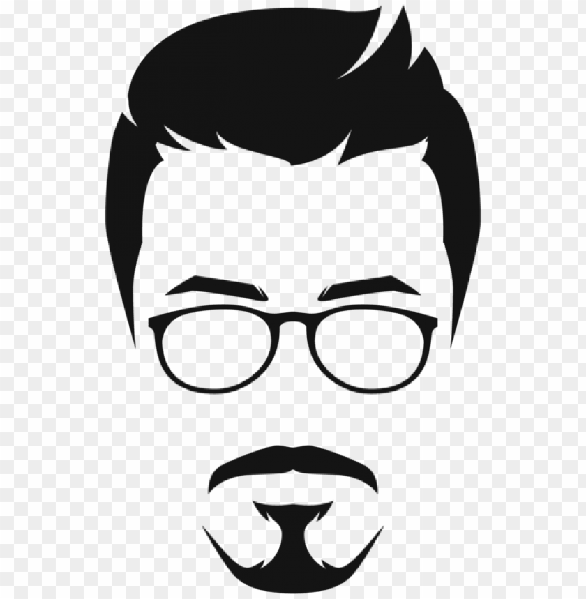 Hipster Glasses Png Hipster Face Clipart Png Image With