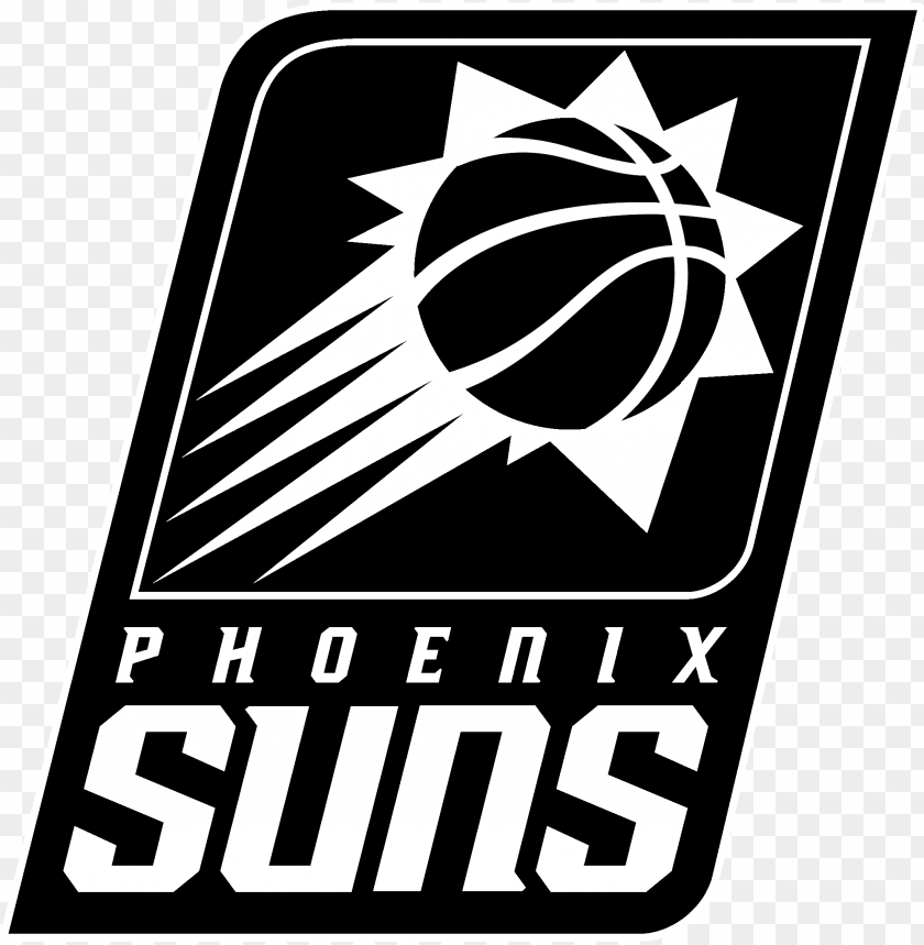 Hoenix Suns Logo Black And White - Phoenix Suns Logo 2018 PNG Transparent With Clear Background ID 278873