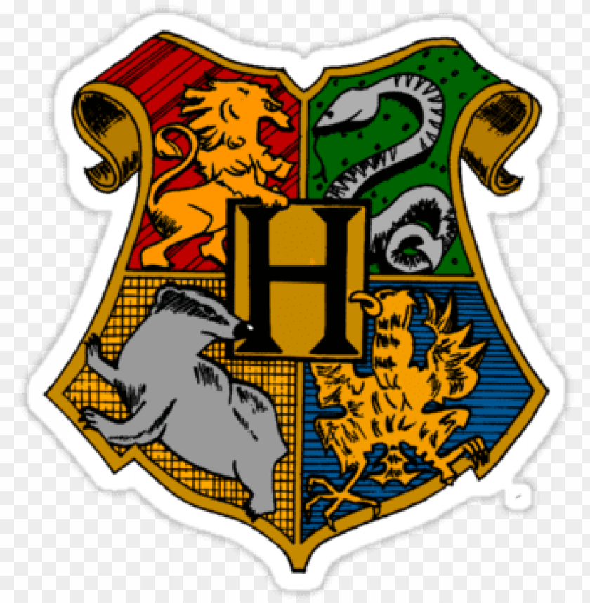 hogwarts crest by utherpendragon harry potter sticker PNG transparent with Clear Background ID 222440