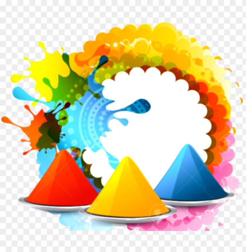 Holi Fe Tival Clipart Png Bac Ground - Holi Colour  Pla H PNG Image With Transparent Background