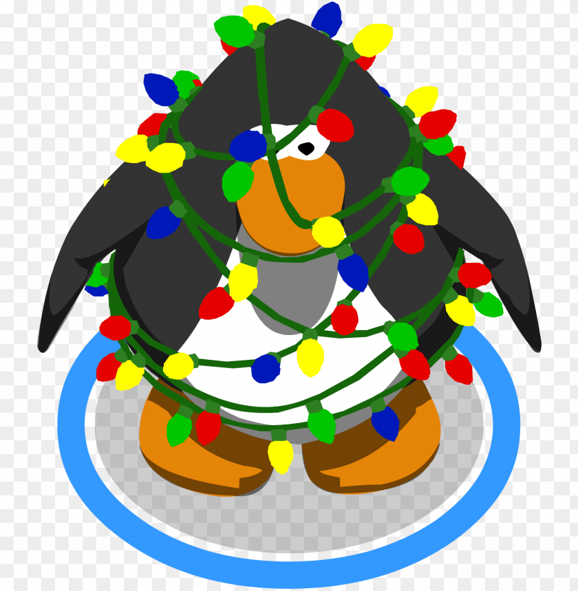 Holiday Lights In-game - Christmas Lights Club Pengui PNG Image With Transparent Background