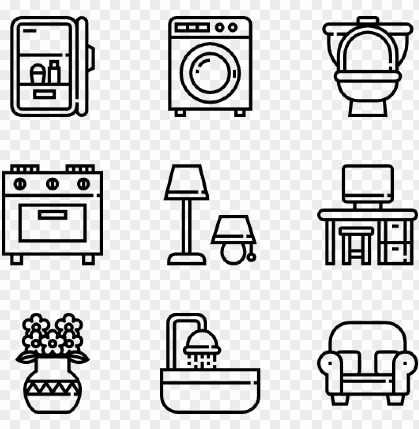 house, decoration, business icons, home decor, decorative, interior design, illustration