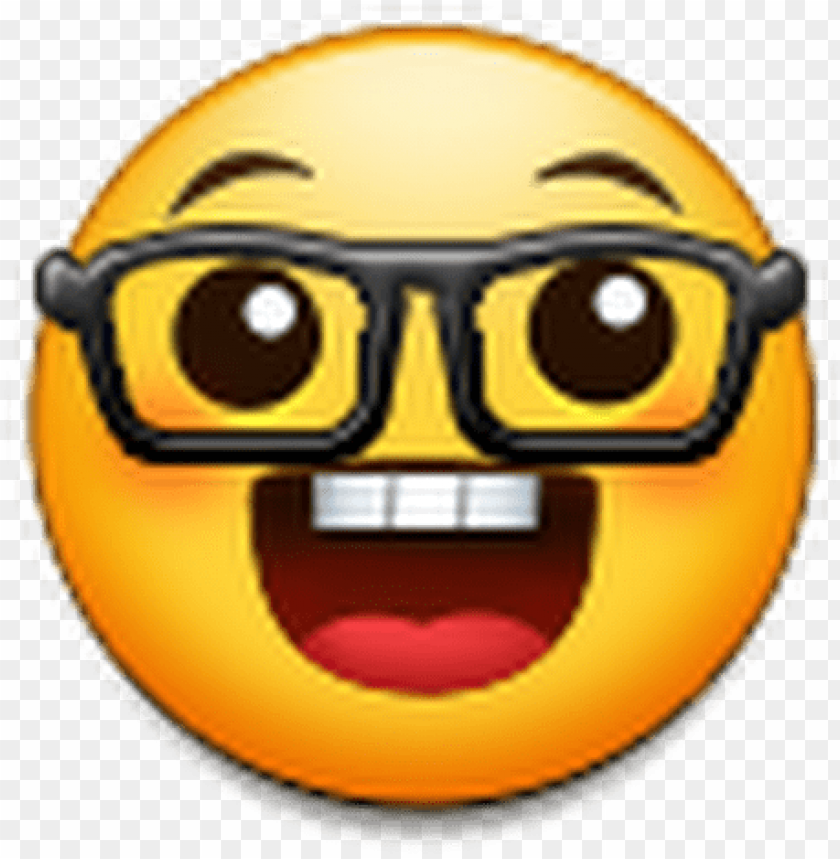 Hoto Nerd Face Emoji Samsu Png Image With Transparent Background Toppng - nerd face roblox