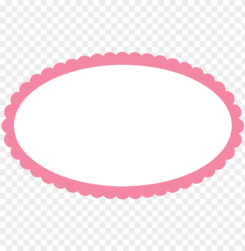 Hotoscape Brushes Frames Cutes Rosinha Frame Oval Rosa Png Image With Transparent Background Toppng