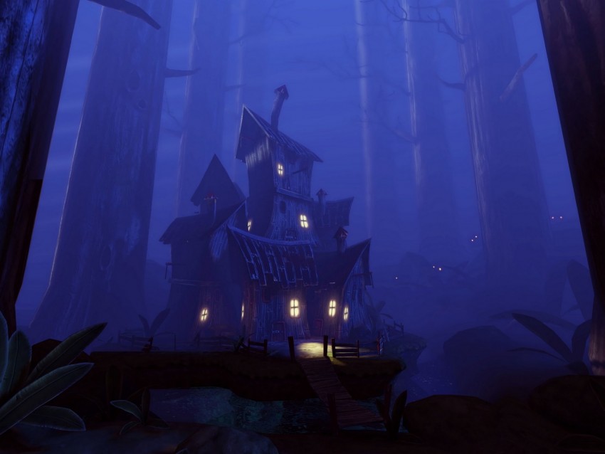 House Art Dark Forest Fabulous Png - Free PNG Images