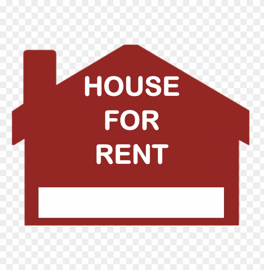 house for rent sign PNG transparent with Clear Background ID 118198
